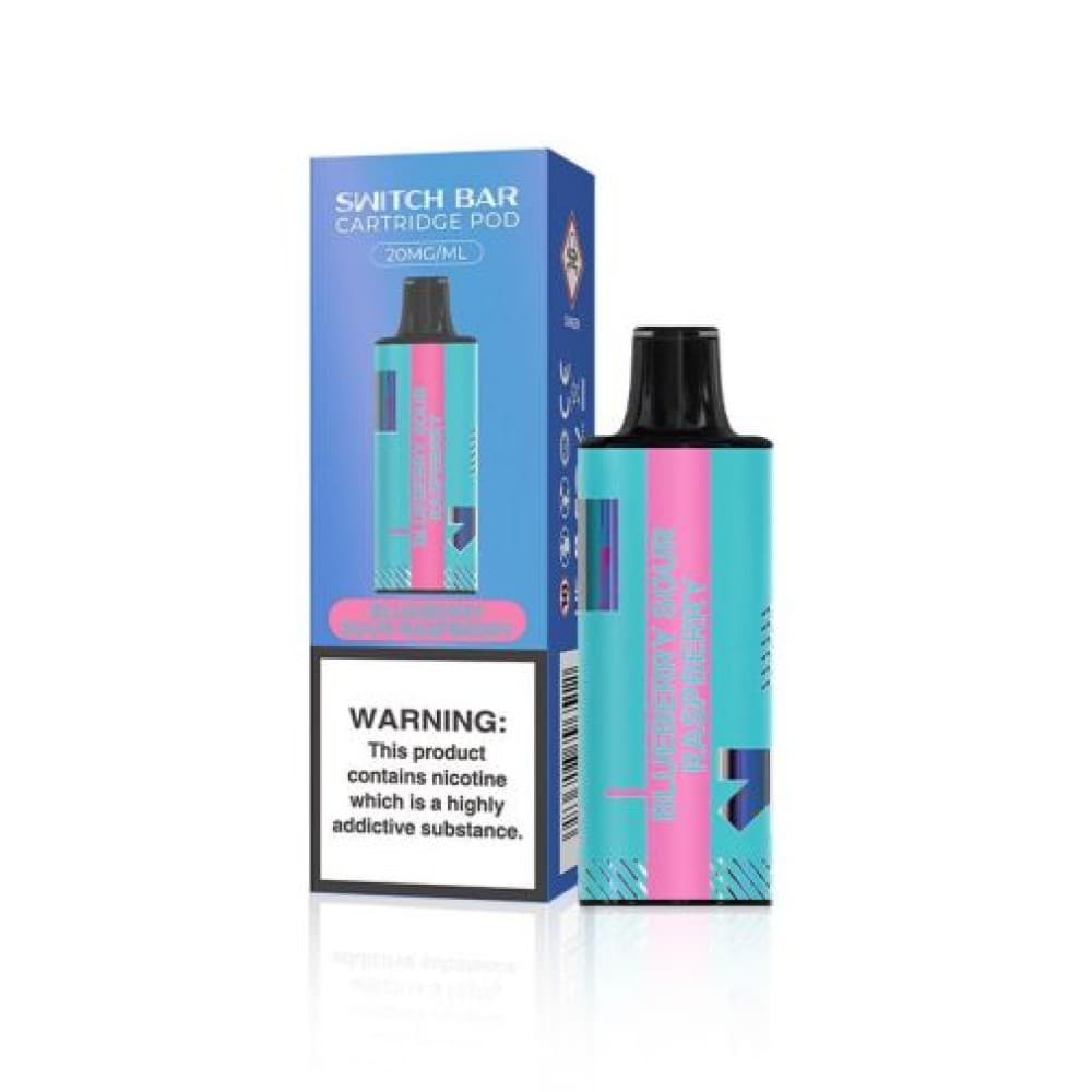 Blueberry Sour Raspberry Upends Switch Bar 5500 Replacement Pods