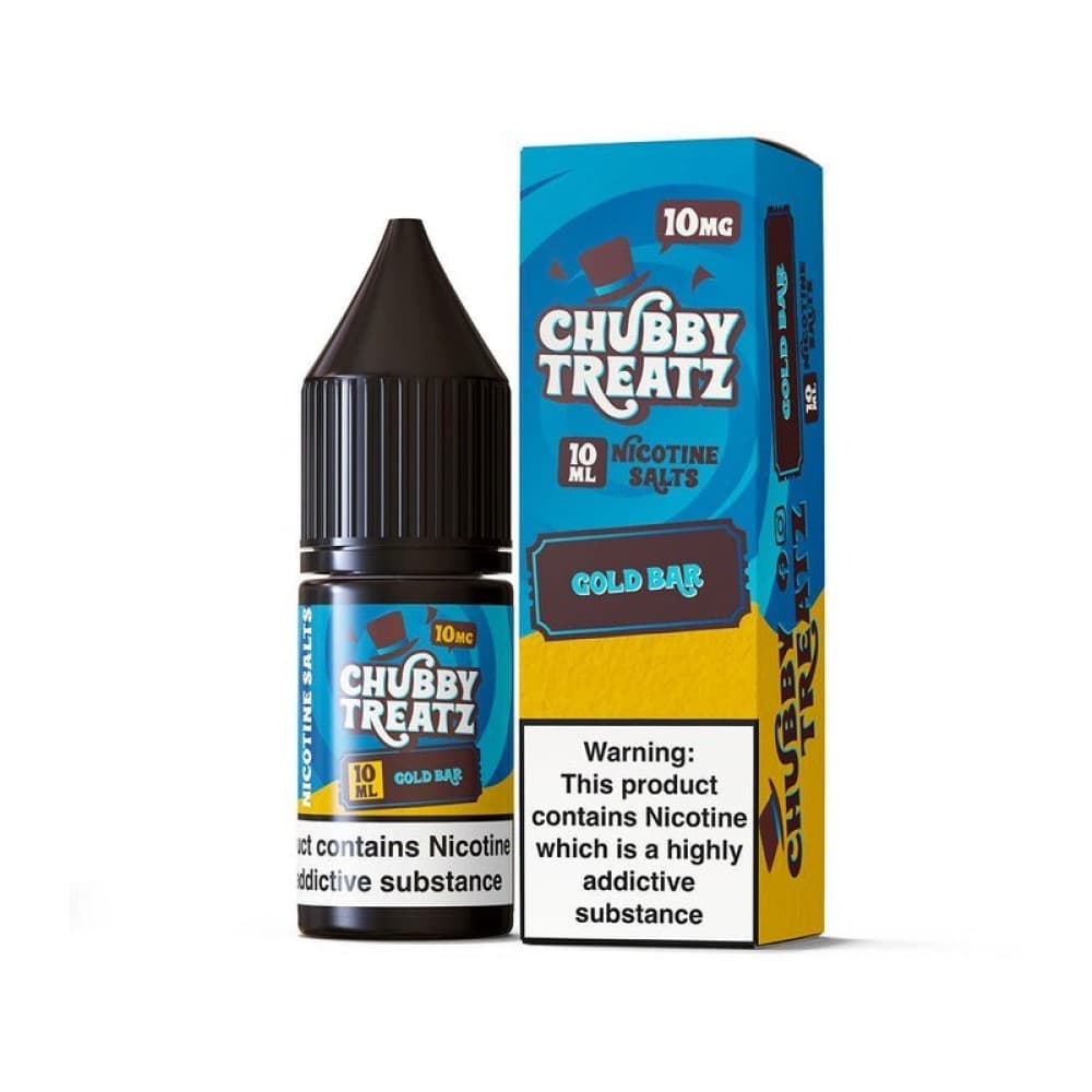 Gold Bar / 10mg Chubby Treatz Nic Salts 10ml - Box of 10