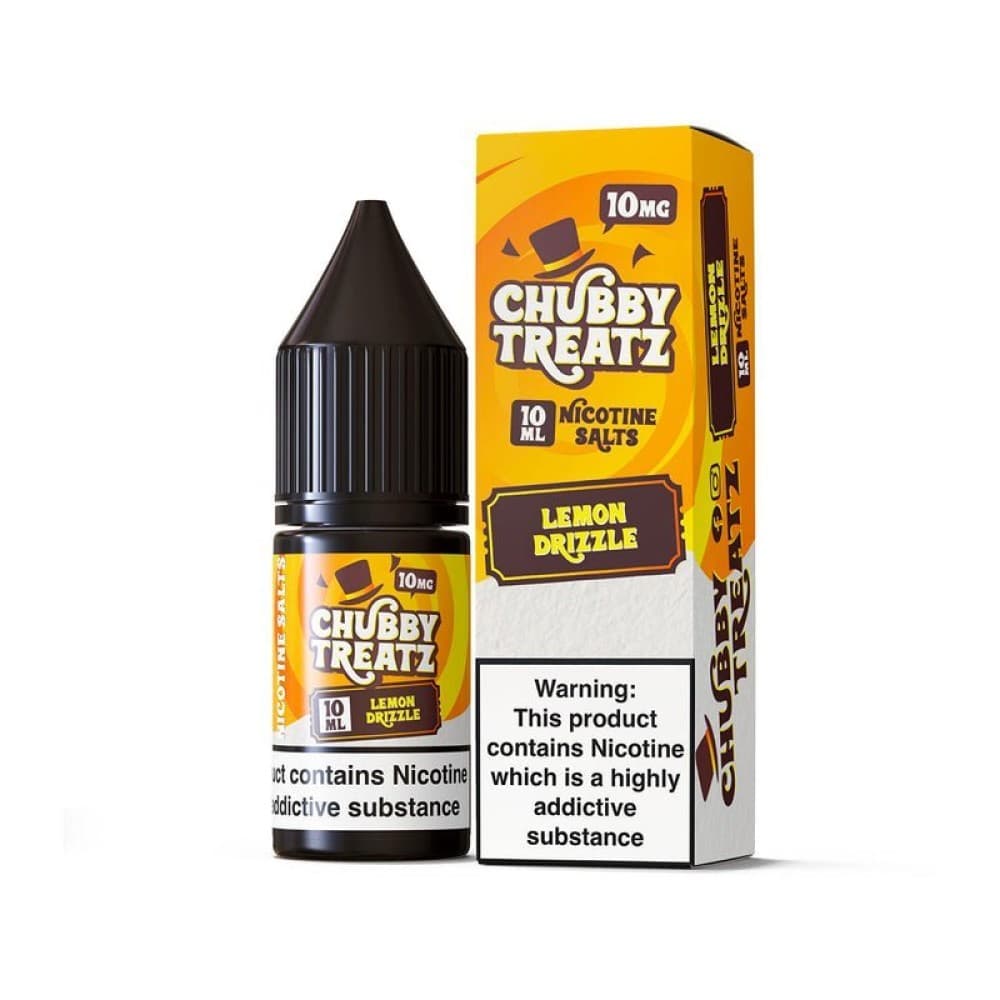 Lemon Drizzle / 10mg Chubby Treatz Nic Salts 10ml - Box of 10