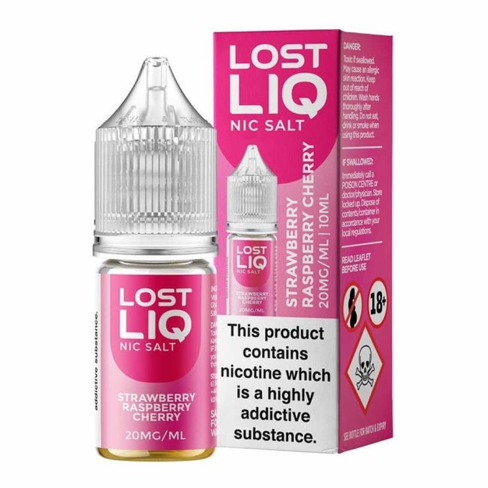 Strawberry Raspberry Cherry / 10mg Lostliq 3000 Nic Salts 10ml - Box of 10