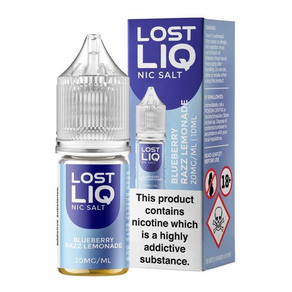 Blue Razz Lemonade / 10mg Lostliq 3000 Nic Salts 10ml - Box of 10