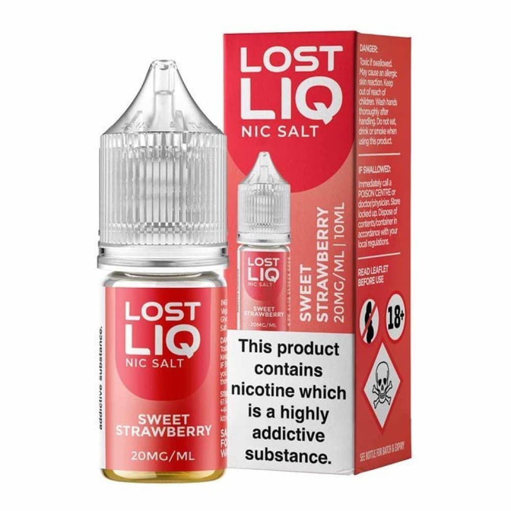 Sweet Strawberry / 10mg Lostliq 3000 Nic Salts 10ml - Box of 10
