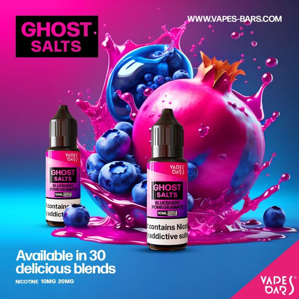 Blueberry Pomegranate / 10mg GHOST 3500 Nic Salts 10ml - Box of 10