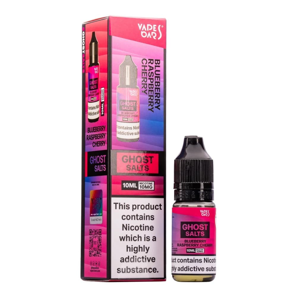Blueberry Raspberry Cherry / 10mg GHOST 3500 Nic Salts 10ml - Box of 10