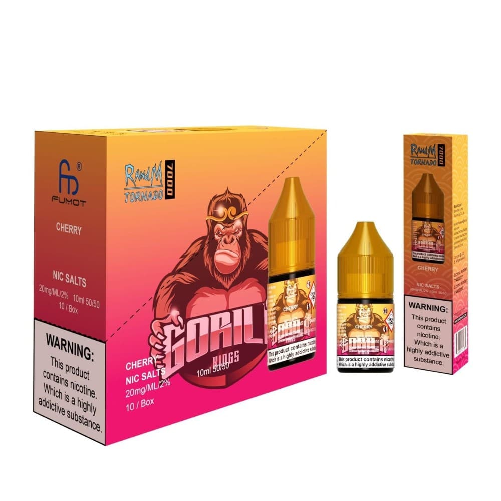 Cherry / 10mg R and M 7000 Nic Salt 10ml - Box of 10