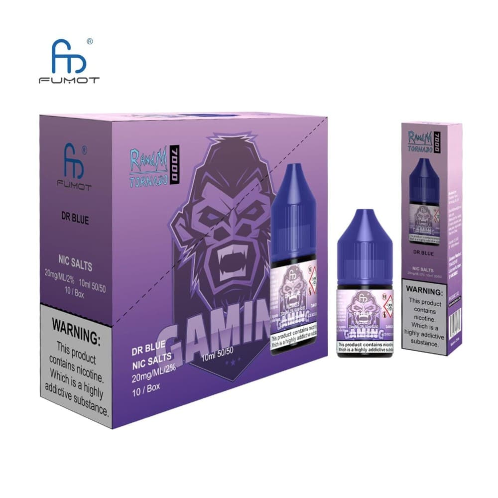 Dr Blue / 10mg R and M 7000 Nic Salt 10ml - Box of 10
