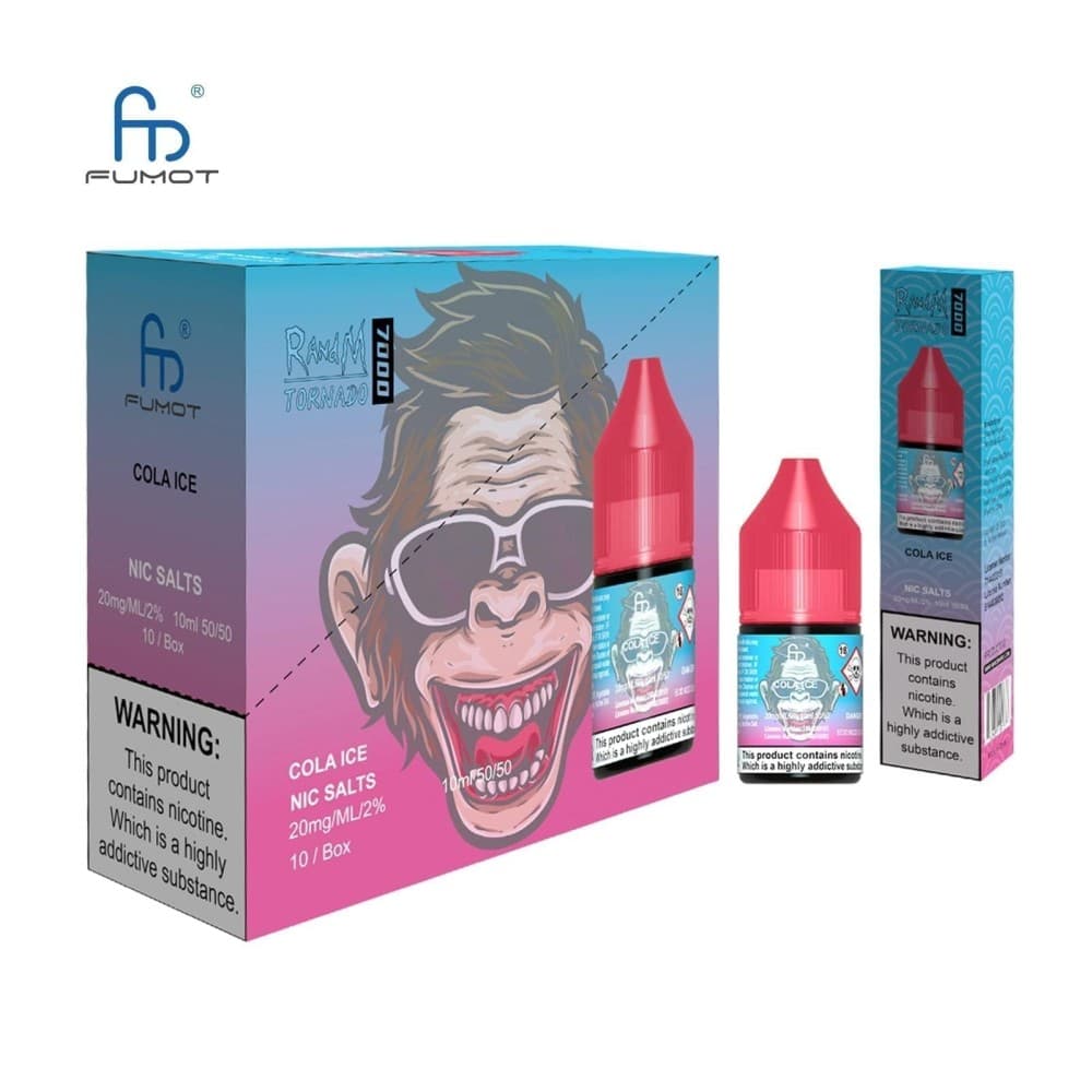 Cola Ice / 10mg R and M 7000 Nic Salt 10ml - Box of 10