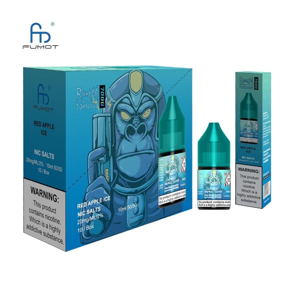 Red Apple Ice / 10mg R and M 7000 Nic Salt 10ml - Box of 10