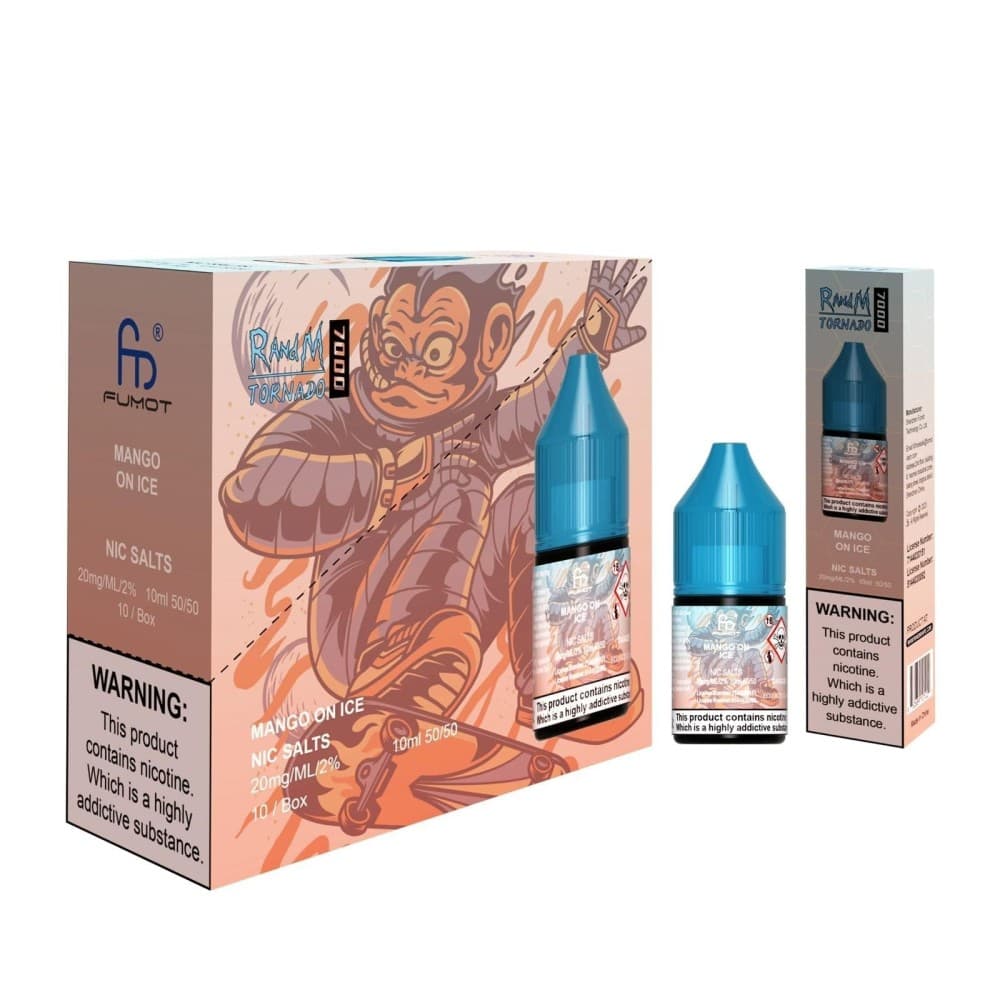 Mango On Ice / 10mg R and M 7000 Nic Salt 10ml - Box of 10