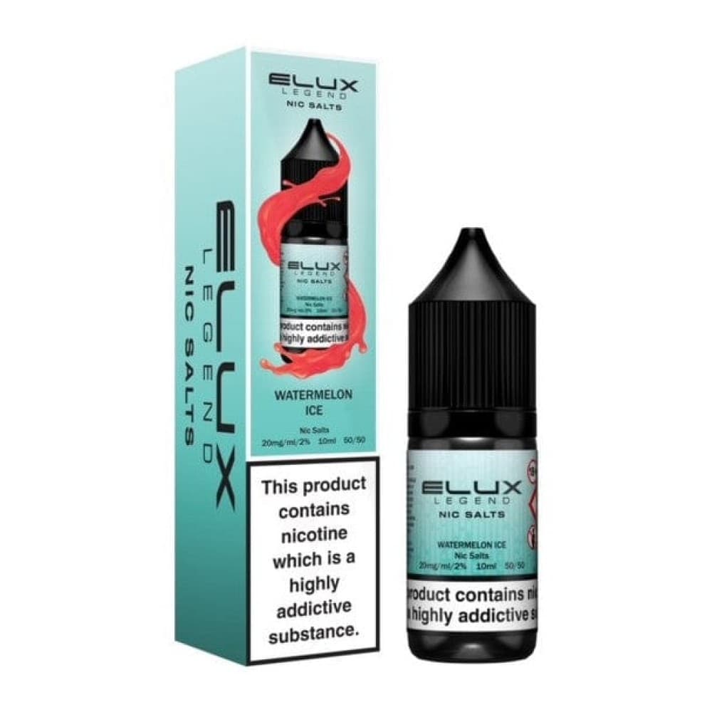Watermelon Ice / 10mg Elux Legend Nic Salts - 10ml E-liquids - Box of 10