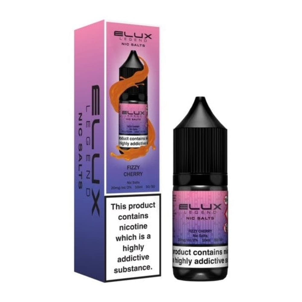 Fizzy Cherry / 10mg Elux Legend Nic Salts - 10ml E-liquids - Box of 10