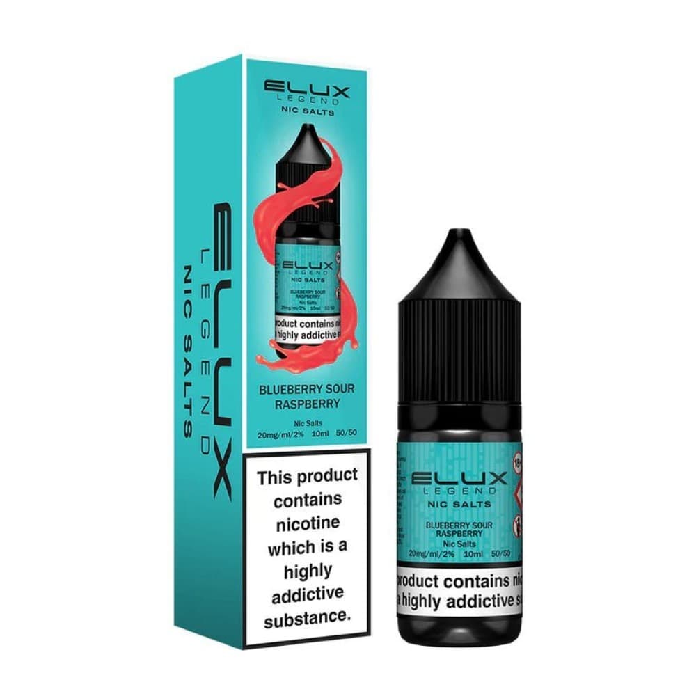 Blueberry Sour Raspberry / 10mg Elux Legend Nic Salts - 10ml E-liquids - Box of 10