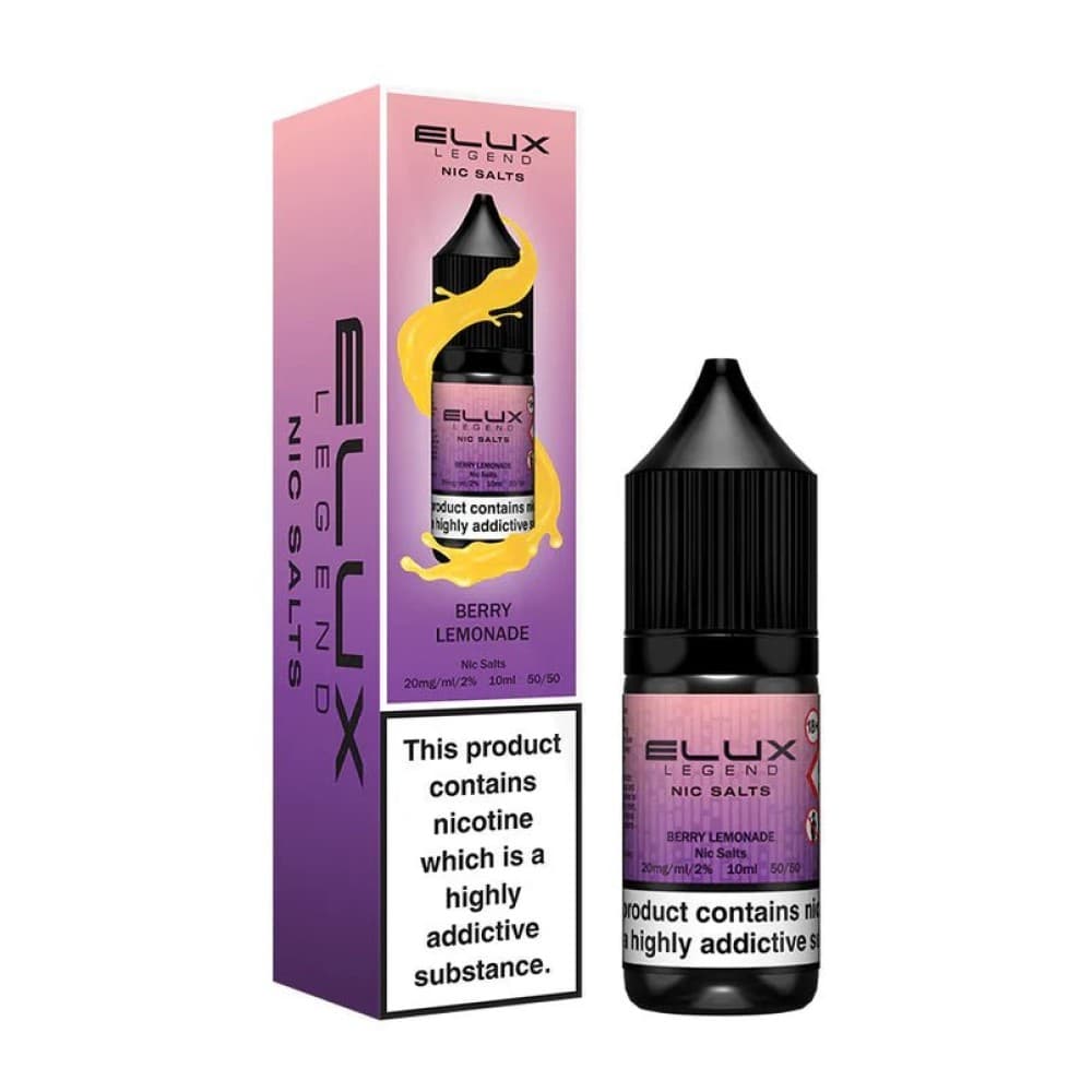 Berry Lemonade / 10mg Elux Legend Nic Salts - 10ml E-liquids - Box of 10