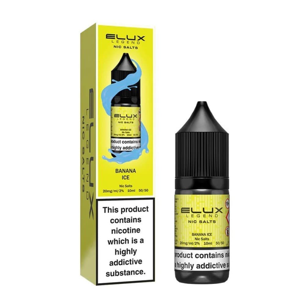Banana Ice / 10mg Elux Legend Nic Salts - 10ml E-liquids - Box of 10