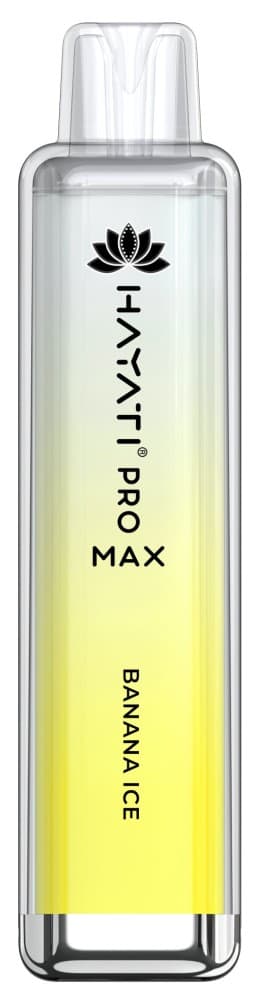 Banana Ice Hayati Crystal Pro Max 4000 Prefilled Vape Kit Box of 10