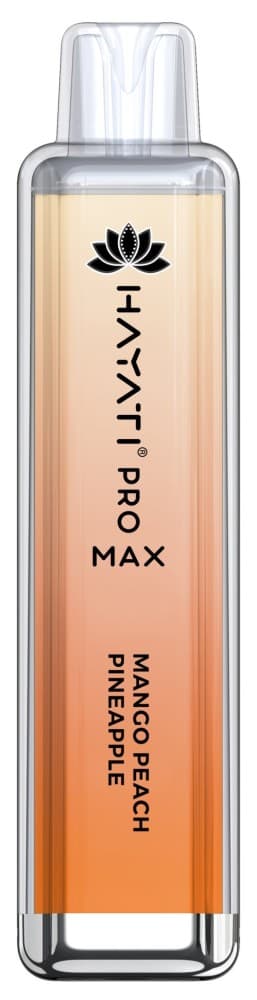 Mango Peach Pineapple Hayati Crystal Pro Max 4000 Prefilled Vape Kit Box of 10