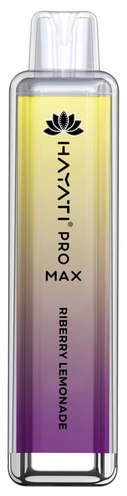 Riberry Lemonade Hayati Crystal Pro Max 4000 Prefilled Vape Kit Box of 10