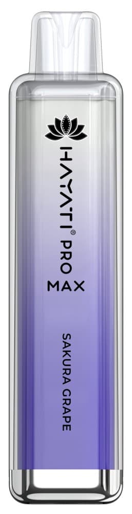 Sakura Grape Hayati Crystal Pro Max 4000 Prefilled Vape Kit Box of 10