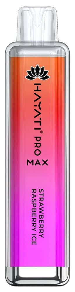 Strawberry Raspberry Ice Hayati Crystal Pro Max 4000 Prefilled Vape Kit Box of 10