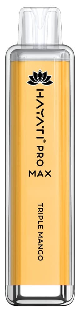 Triple Mango (£50) Hayati Crystal Pro Max 4000 Prefilled Vape Kit Box of 10