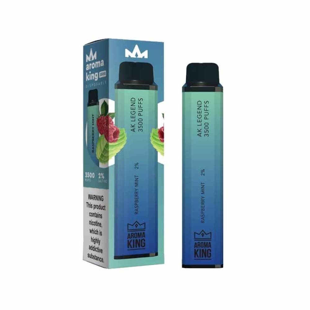 Raspberry Mint Aroma King Legend 3500 Puffs Disposable Vape | Wolfvapes
