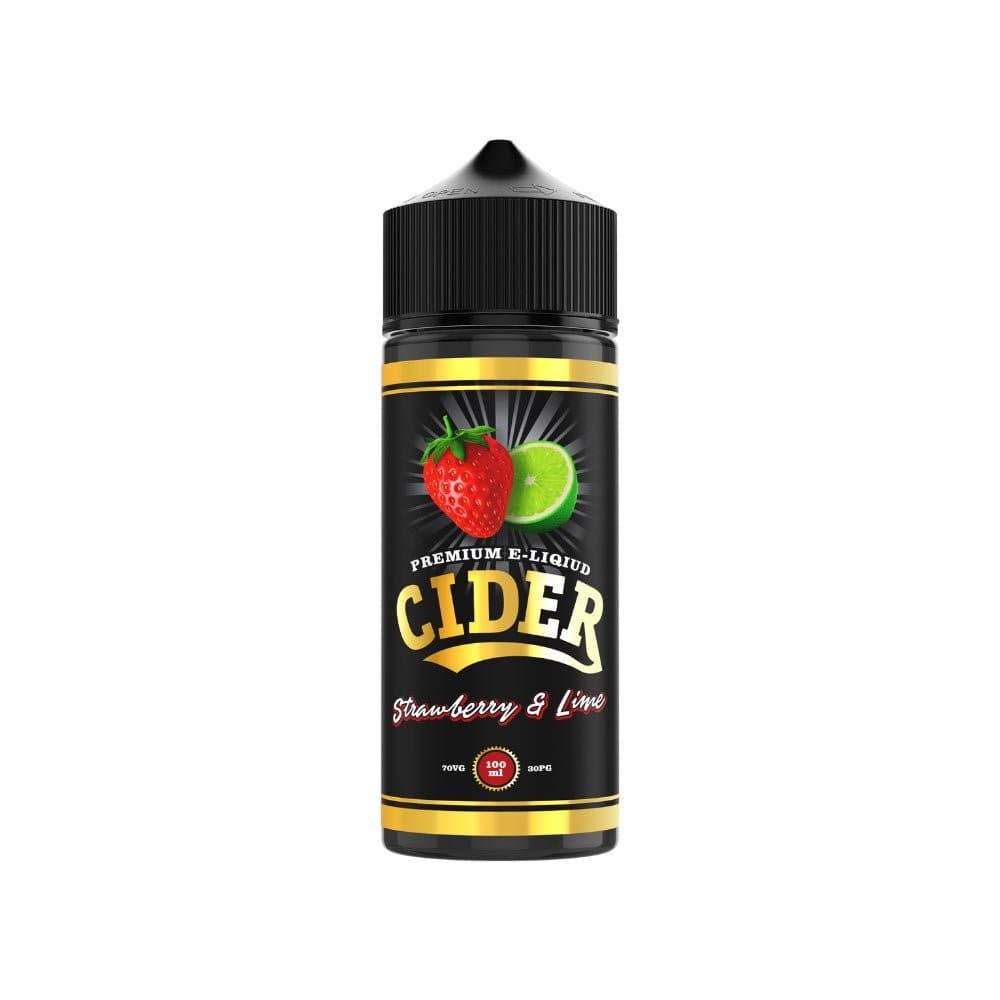 Raspberry and Lime Cider 100ml Shortfill E-Liquid | 0mg | Wolfvapes