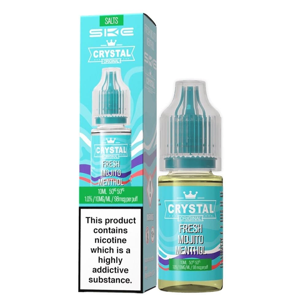 Fresh Menthol Mojitio / 10mg Ske Crystal Original Salts 10ml Nic Salts - Box of 10