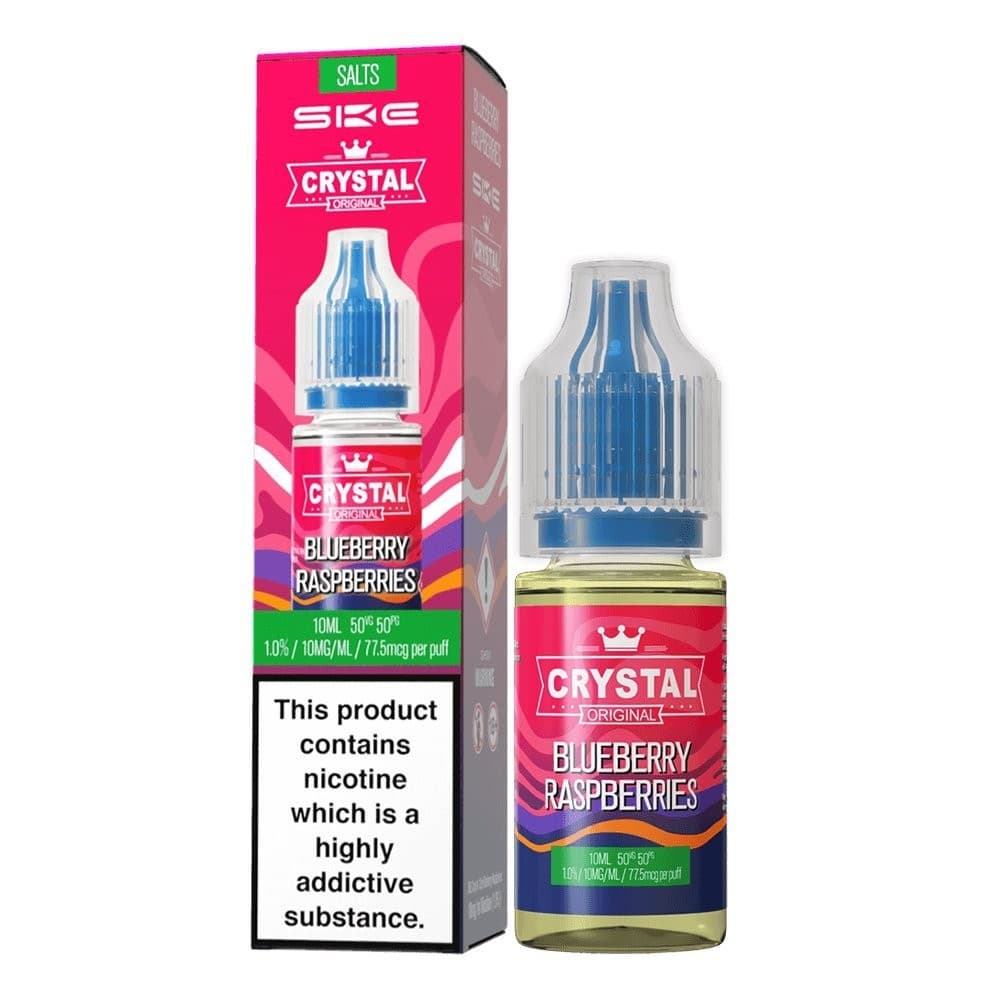 Blueberry Rasberries / 10mg Ske Crystal Original Salts 10ml Nic Salts - Box of 10