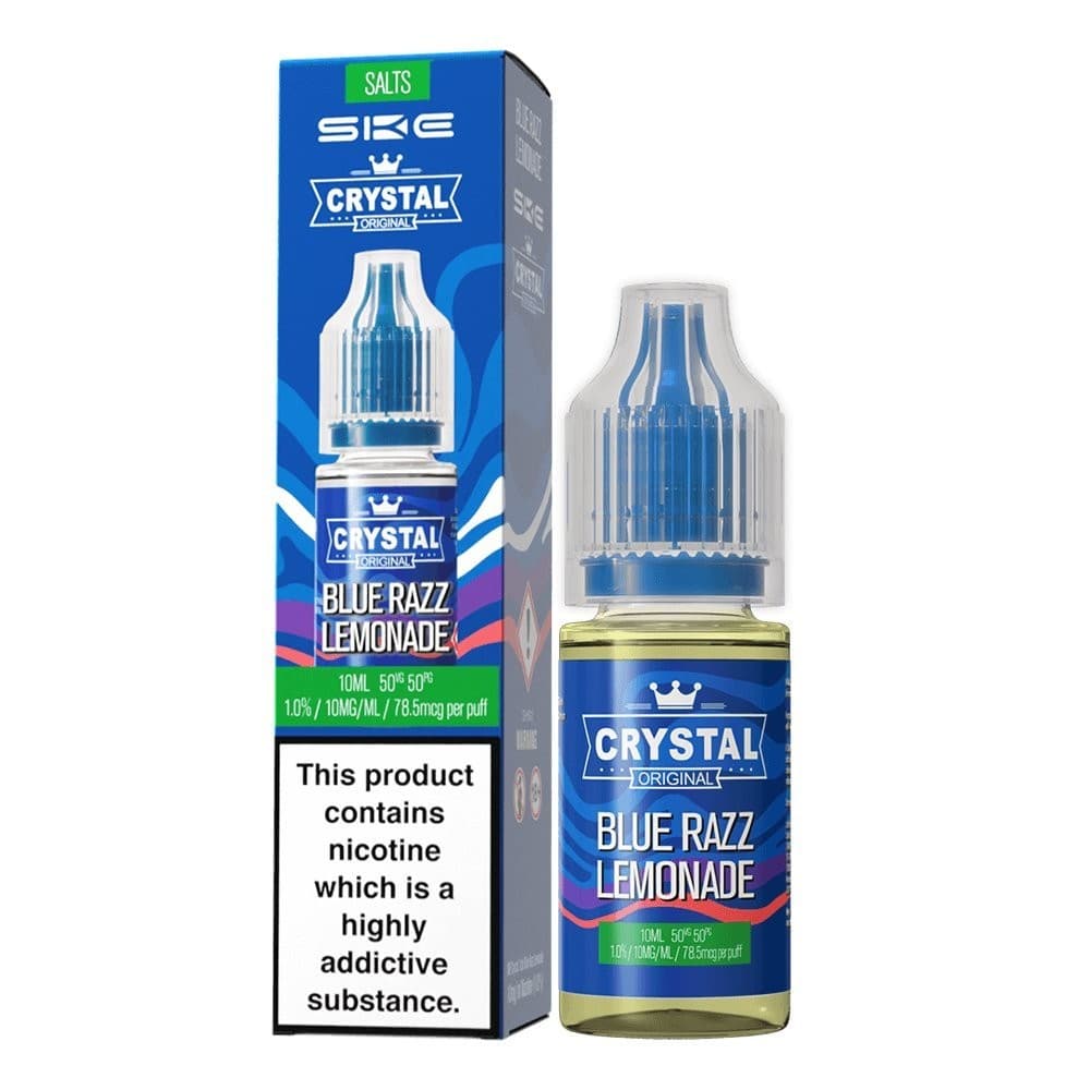 Blue Razz Lemonade / 10mg Ske Crystal Original Salts 10ml Nic Salts - Box of 10