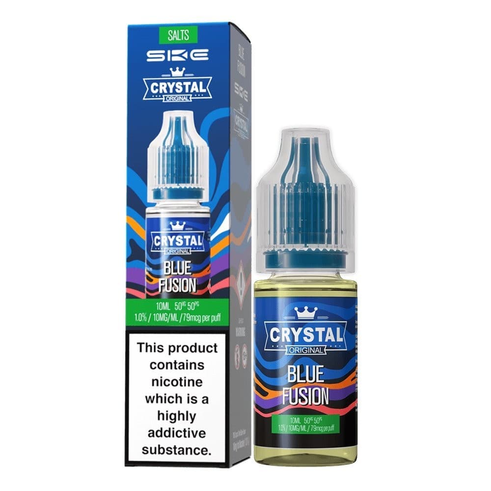 Blue Fusion / 10mg Ske Crystal Original Salts 10ml Nic Salts - Box of 10