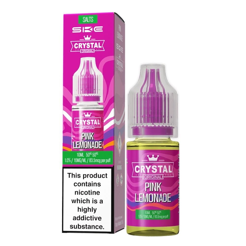 Pink Lemonade / 10mg Ske Crystal Original Salts 10ml Nic Salts - Box of 10