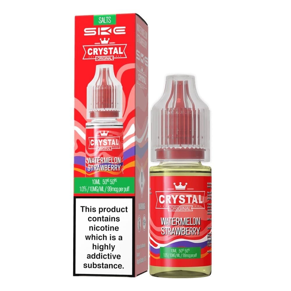 Watermelon Strawberry / 10mg Ske Crystal Original Salts 10ml Nic Salts - Box of 10