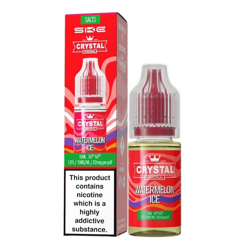 Watermelon Ice / 10mg Ske Crystal Original Salts 10ml Nic Salts - Box of 10