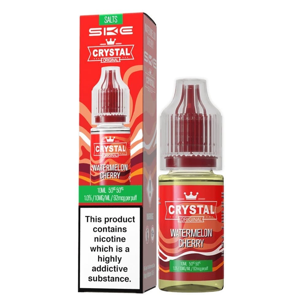 Watermelon Cherry / 10mg Ske Crystal Original Salts 10ml Nic Salts - Box of 10