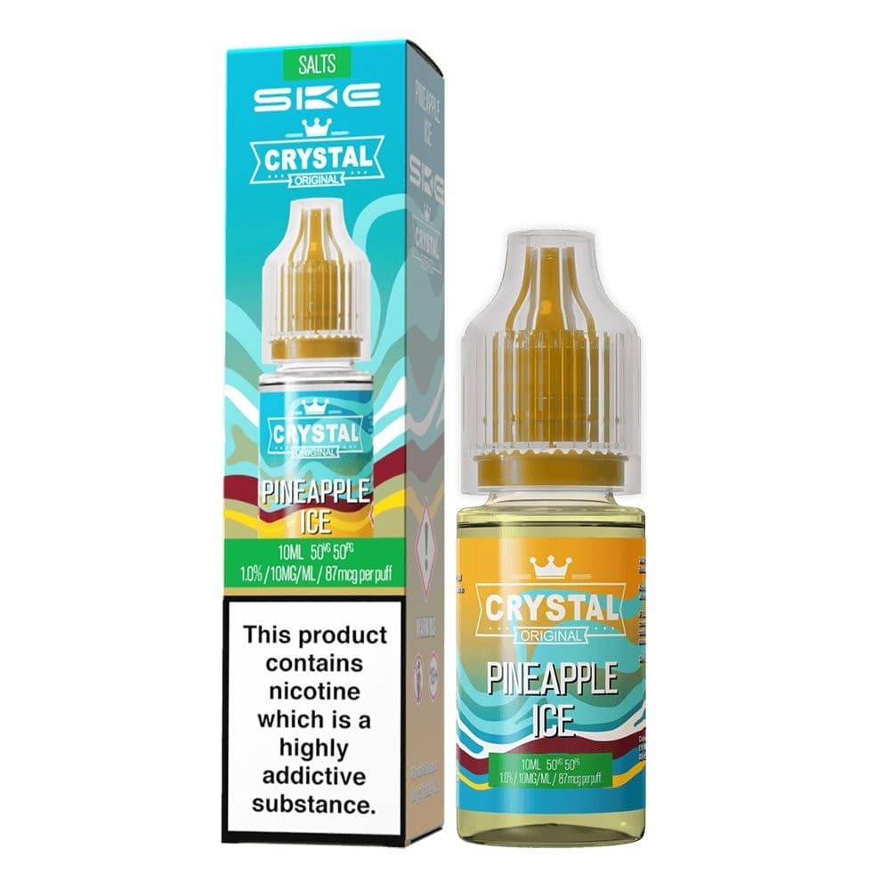 Pineapple Ice / 10mg Ske Crystal Original Salts 10ml Nic Salts - Box of 10