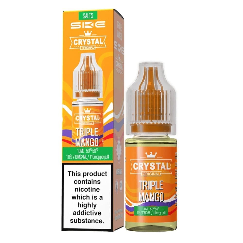 Triple Mango / 10mg Ske Crystal Original Salts 10ml Nic Salts - Box of 10