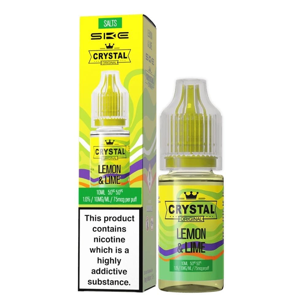 Lemon & Lime / 10mg Ske Crystal Original Salts 10ml Nic Salts - Box of 10