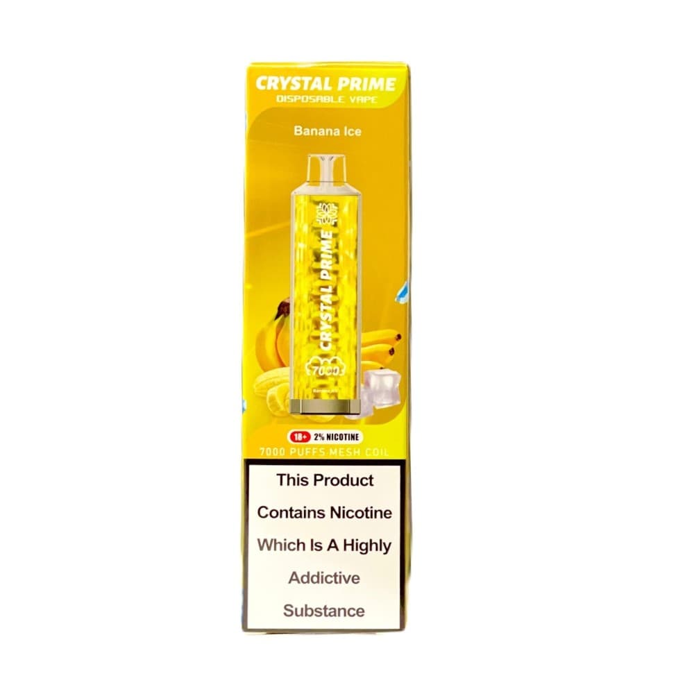 Banana Ice Crystal Prime 3D Effects 7000 Prefilled Vape Kit