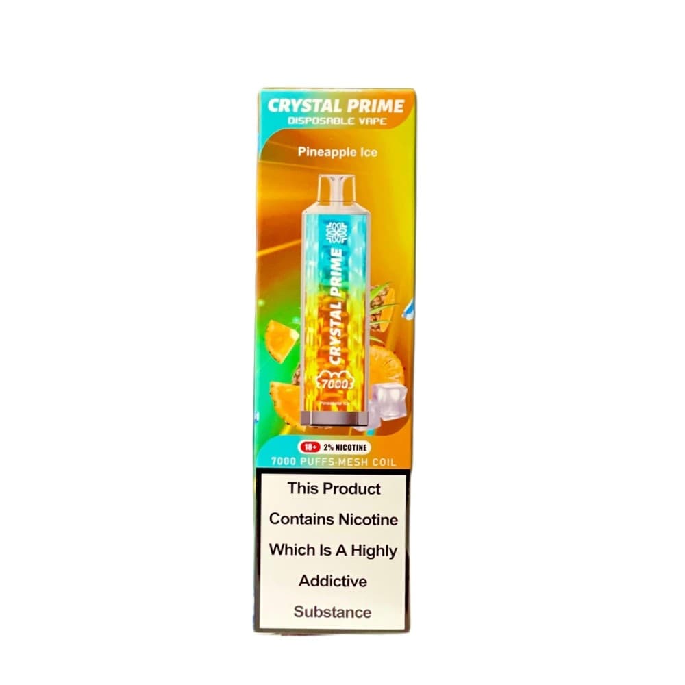 Pineapple Ice Crystal Prime 3D Effects 7000 Prefilled Vape Kit