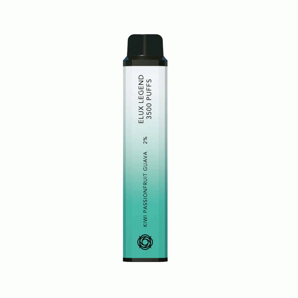Kiwi Passionfruit Guava Elux Legend 3500 Prefilled Vape Kit Box of 10