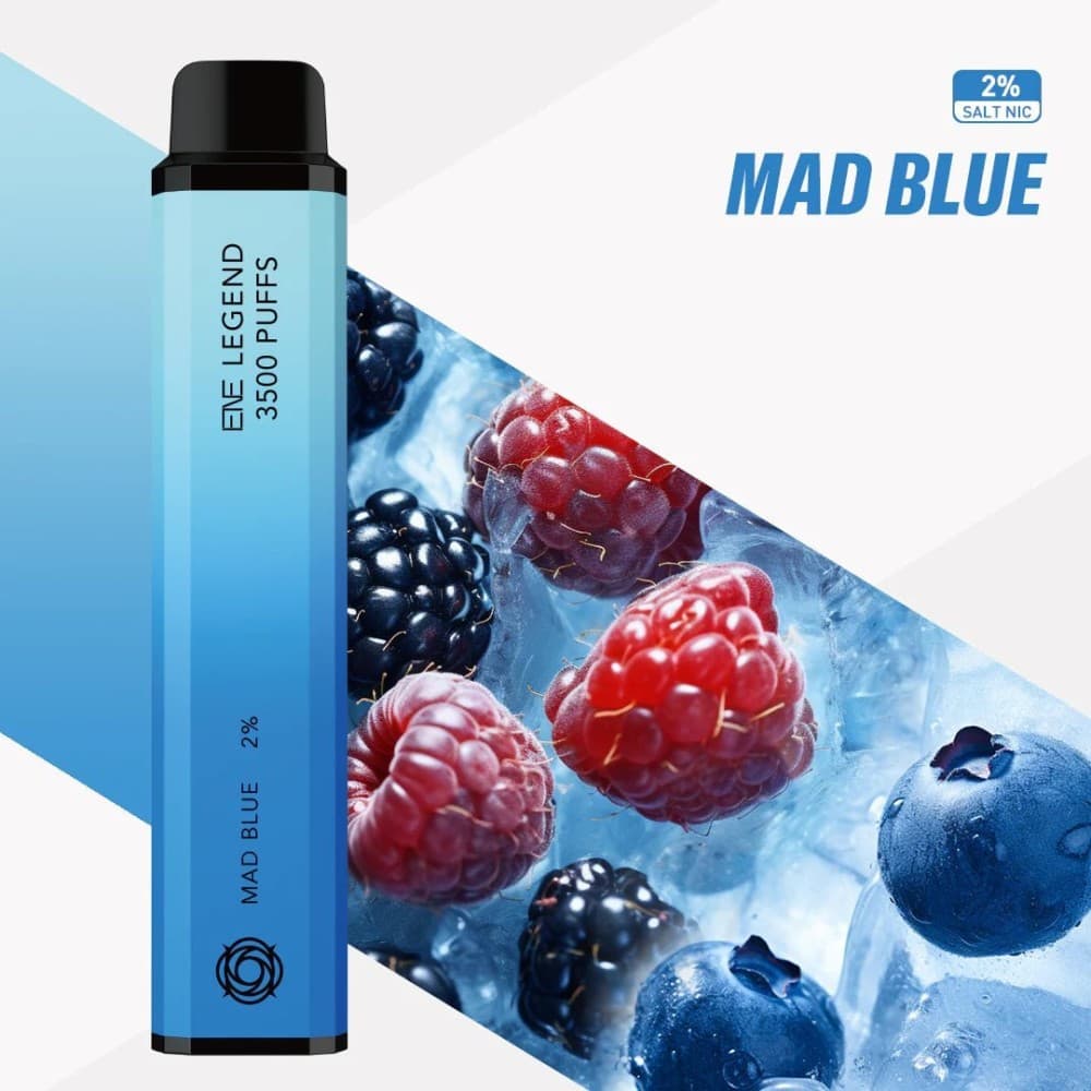 Mad Blue *New* Elux Legend 3500 Prefilled Vape Kit Box of 10