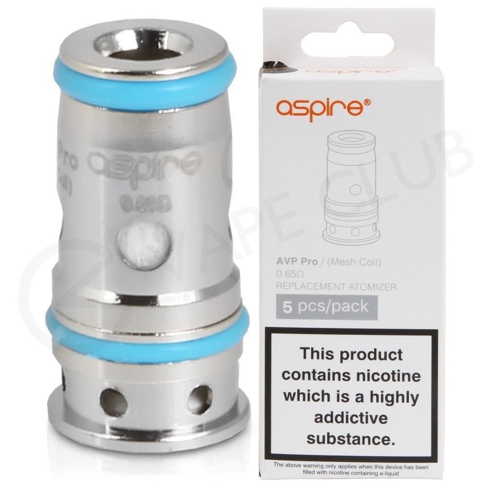 0.65 ohm Aspire AVP Coils - Pack of 5