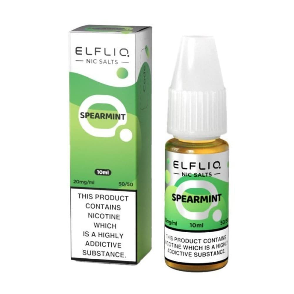 Spearmint / 10mg Elf Bar Elfliq 10ml Nic Salt - Box of 10