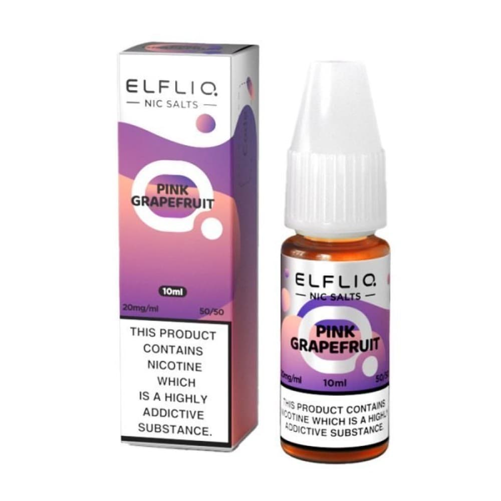 Pink Grapefruit / 10mg Elf Bar Elfliq 10ml Nic Salt - Box of 10