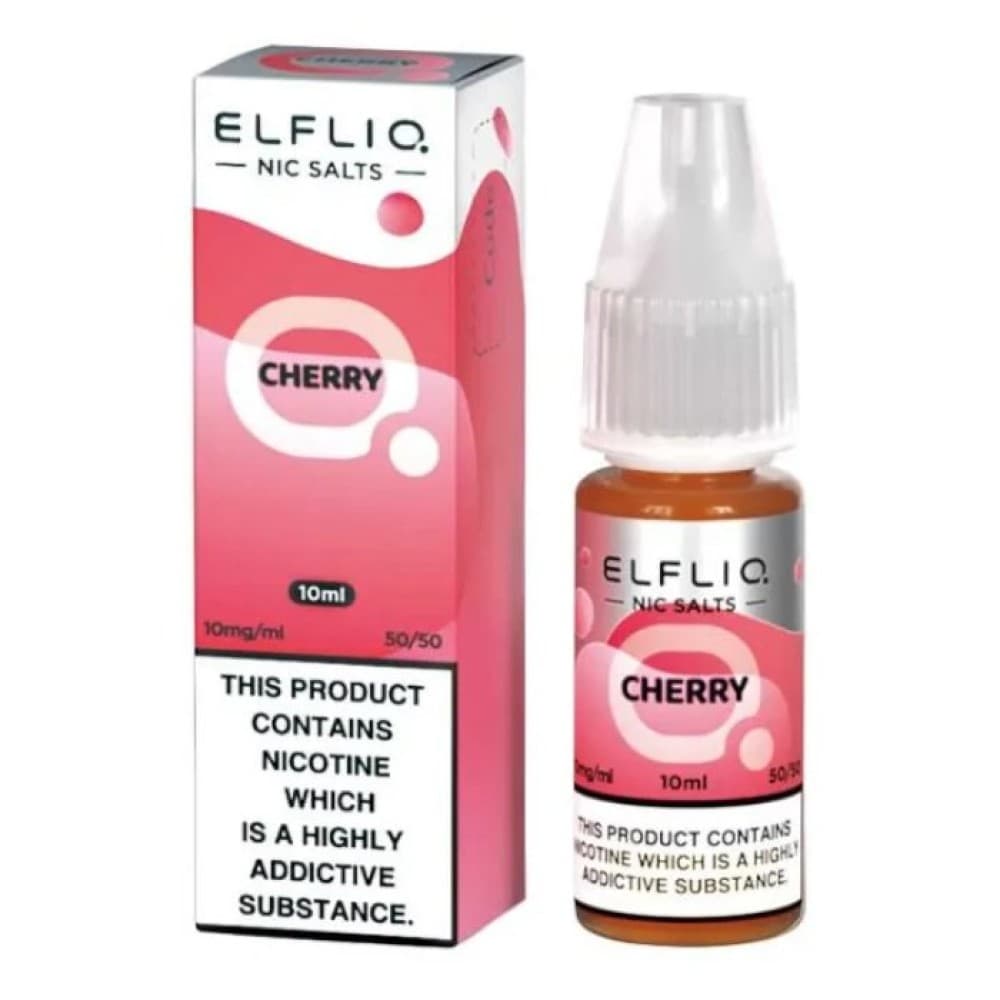 Cherry / 10mg Elf Bar Elfliq 10ml Nic Salt - Box of 10
