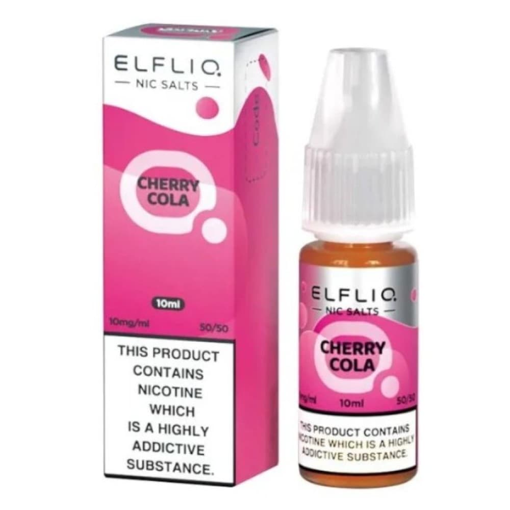 Cherry Cola / 10mg Elf Bar Elfliq 10ml Nic Salt - Box of 10