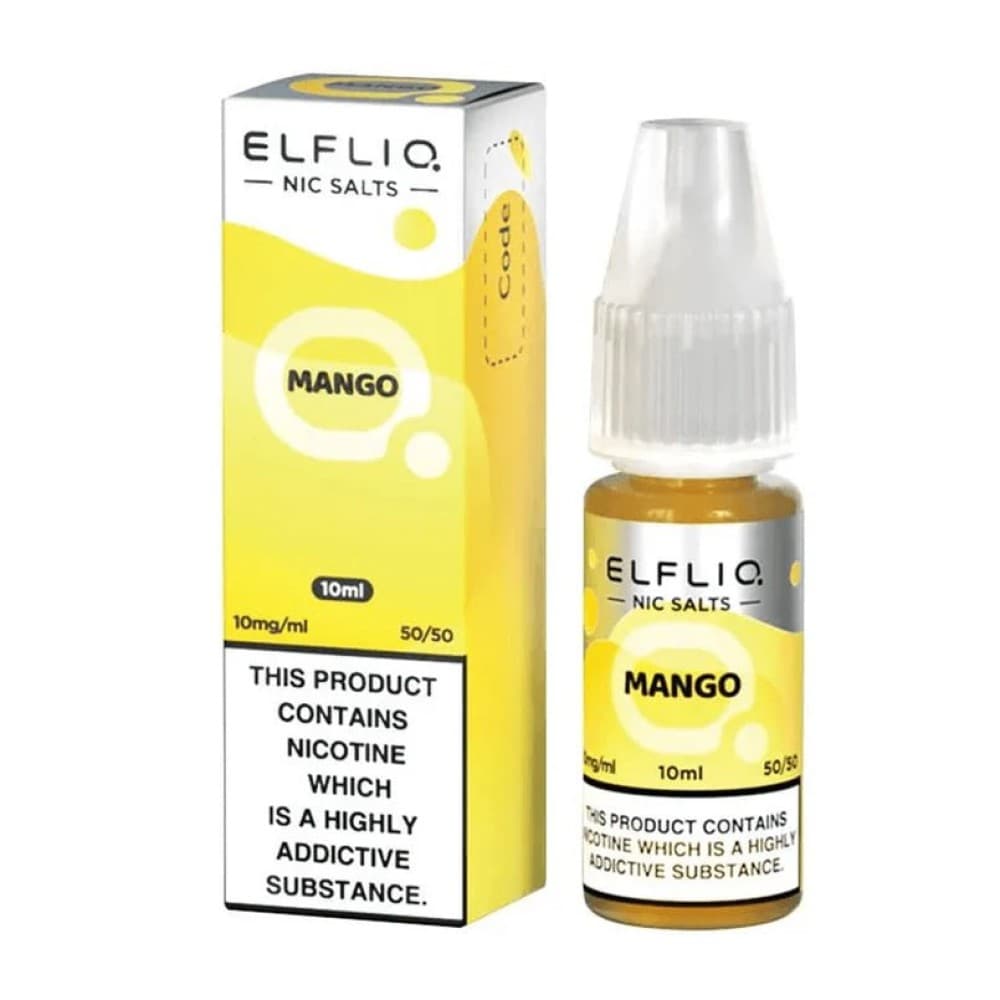 Mango / 10mg Elf Bar Elfliq 10ml Nic Salt - Box of 10