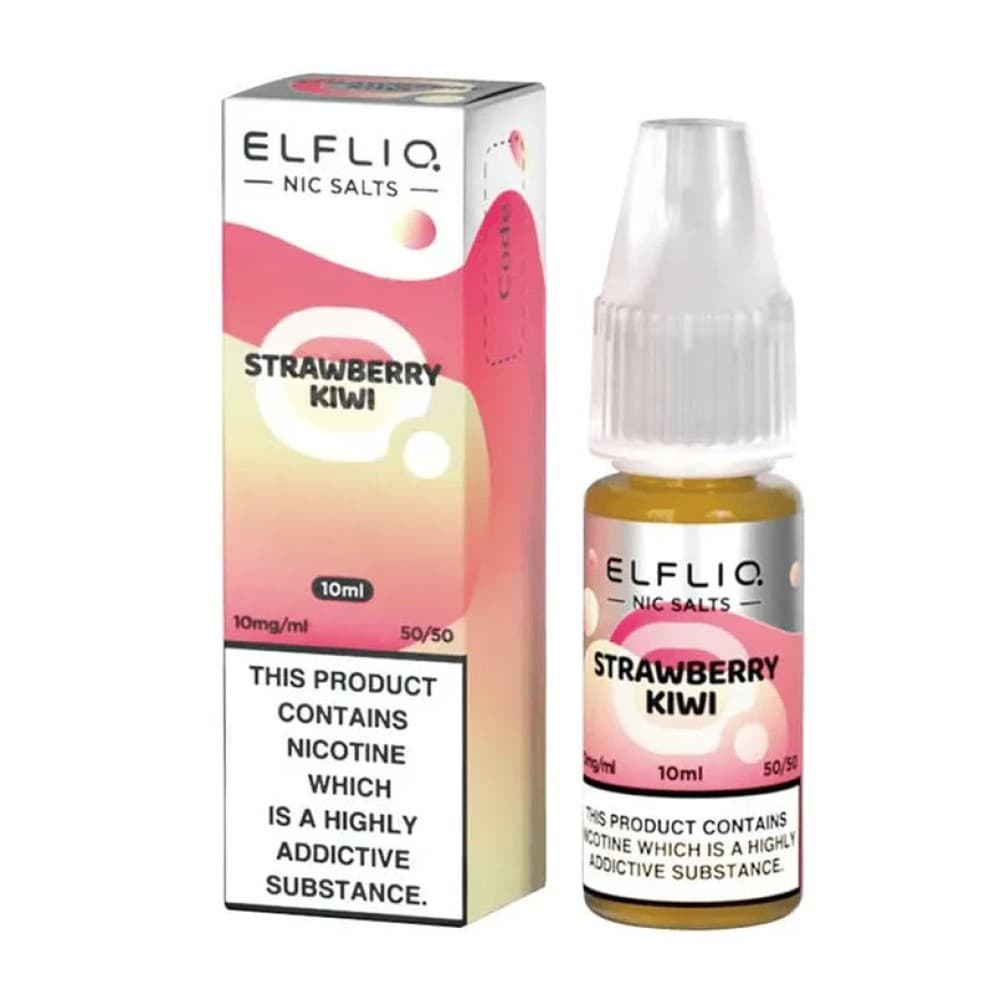 Strawberry kiwi / 10mg Elf Bar Elfliq 10ml Nic Salt - Box of 10