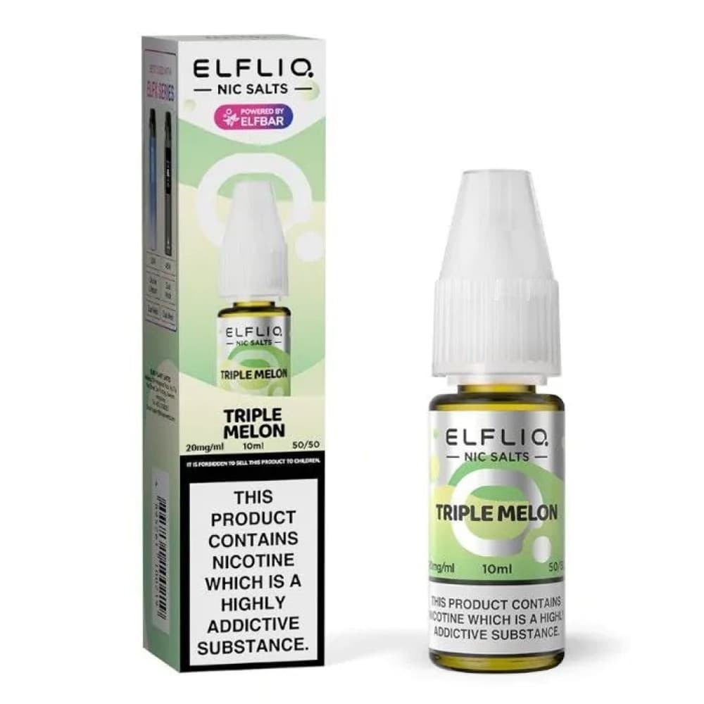 Triple Melon / 10mg Elf Bar Elfliq 10ml Nic Salt - Box of 10
