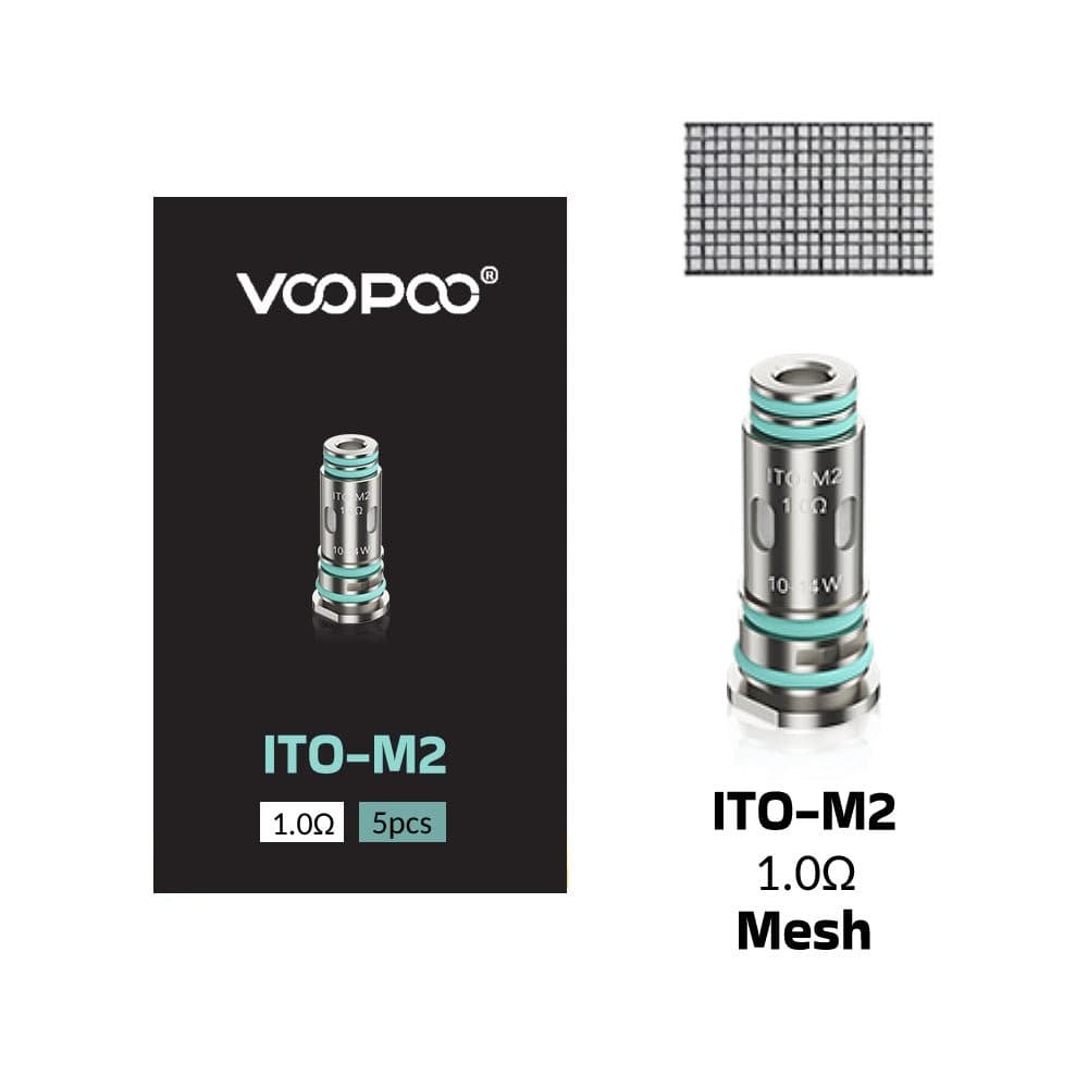 M2 - 1.0 ohm VooPoo ITO Coils-Pack of 5